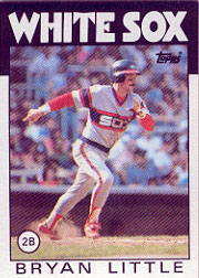 1986 Topps Baseball Cards      346     Bryan Little